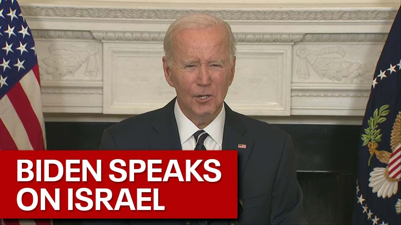 ⁣Biden addresses Israel-Palestine conflict, Hamas attack