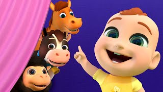 I Am Cow | Pretend Play Song With Animals - Lalafun Nursery Rhymes & Kids Songs