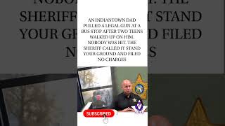 Full Dad Pulls Gun at Bus Stop—No Charges Filed 🚨#Florida #Indiantown #StandYourGround Guide