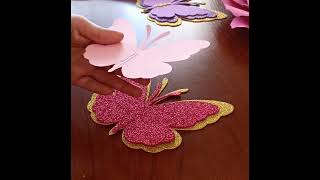 Moldes para realizar Mariposas Decorativas en foami – Galería Ponquis