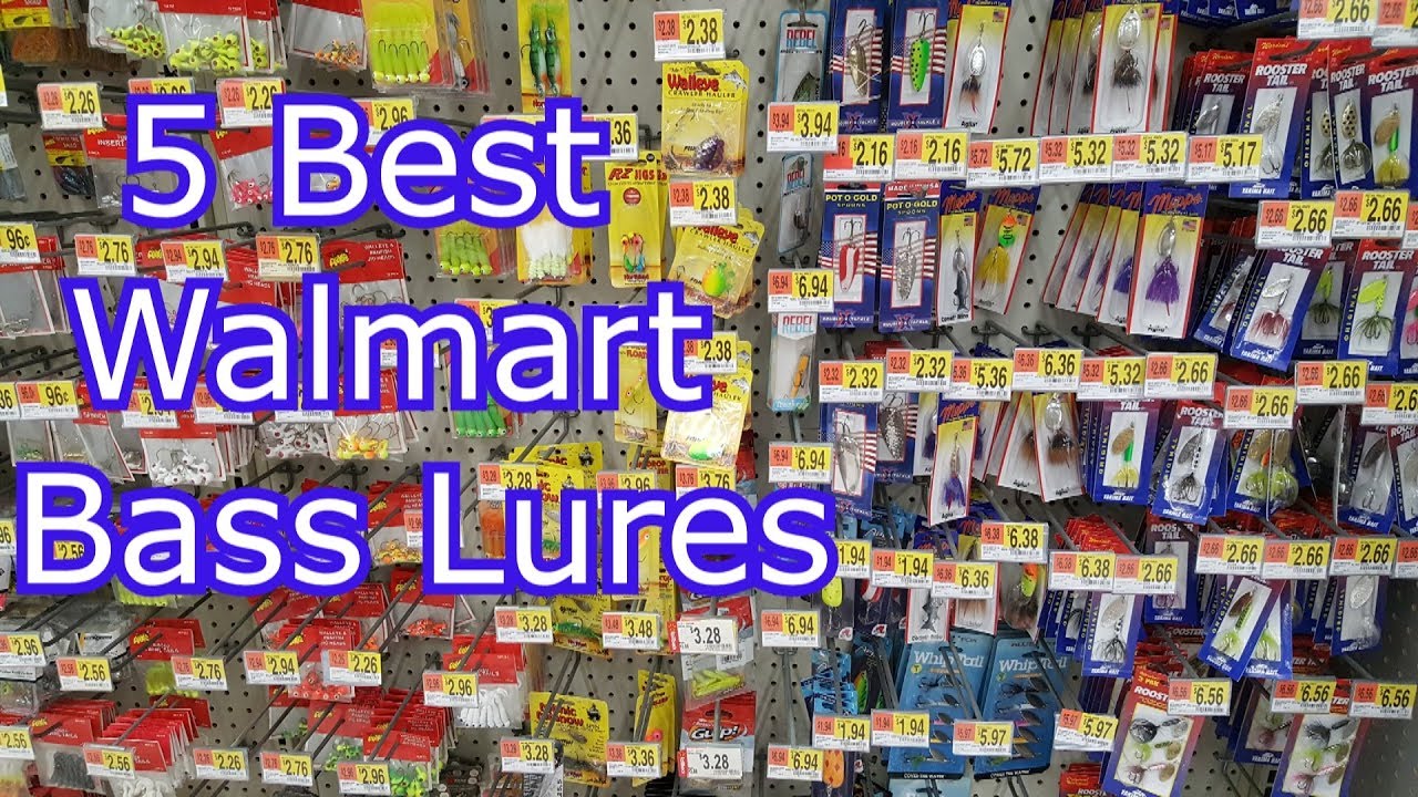 Best 5 Walmart Bass Lures and Baits 