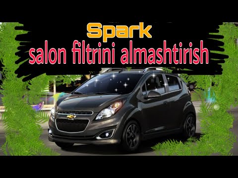 Замена салонного фильтра спарк / salon filtrini almashtirish spark.