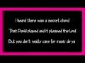 Hallelujah Karaoke - Key G.wmv