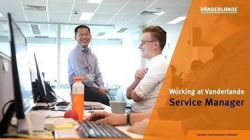 Working as a Service Manager at Vanderlande