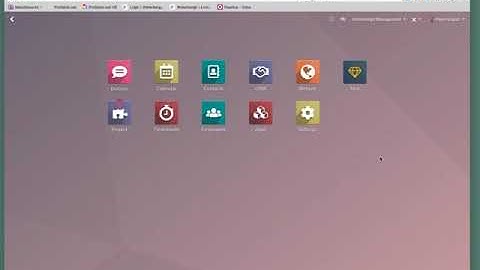 Video of Problem with Odoo