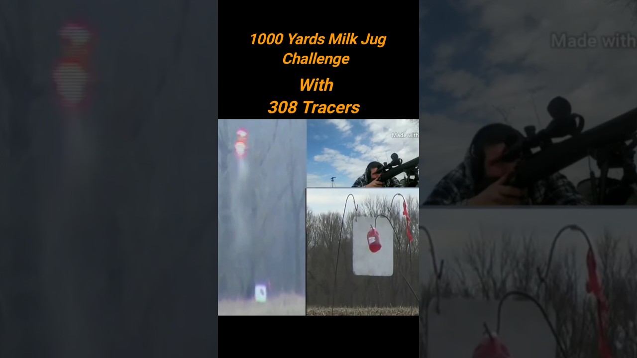 Соревнование «1000 ярдов с молочной кувшином» — трассирующий патрон .308 
