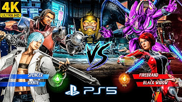 Marvel vs Capcom Infinite | Spencer & Dante vs Firebrand & Black Widow | PS5 4K #marvelvscapcom