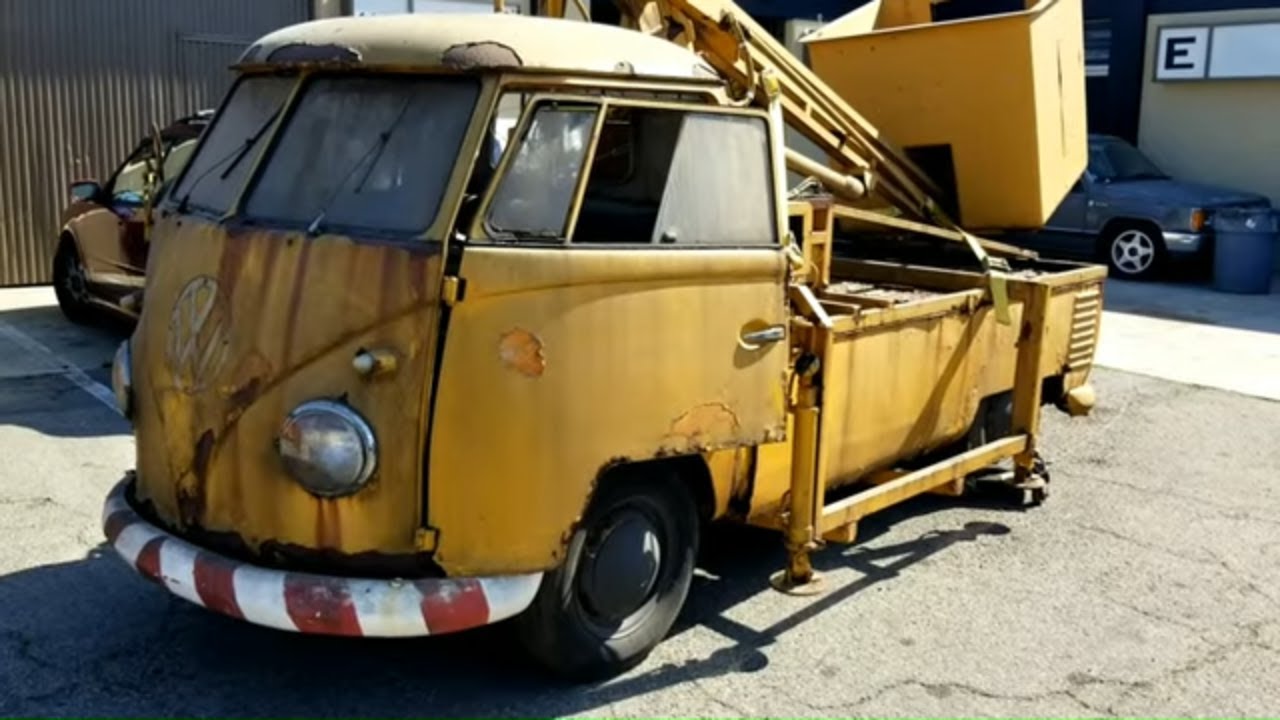 Rusty type 2 VW Ruthmann steiger cherry picker Oldest In existence ...