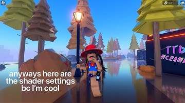 My shader settings !! ❤️