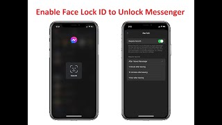 How to Add Face Lock ID for Facebook Messenger in iPhone