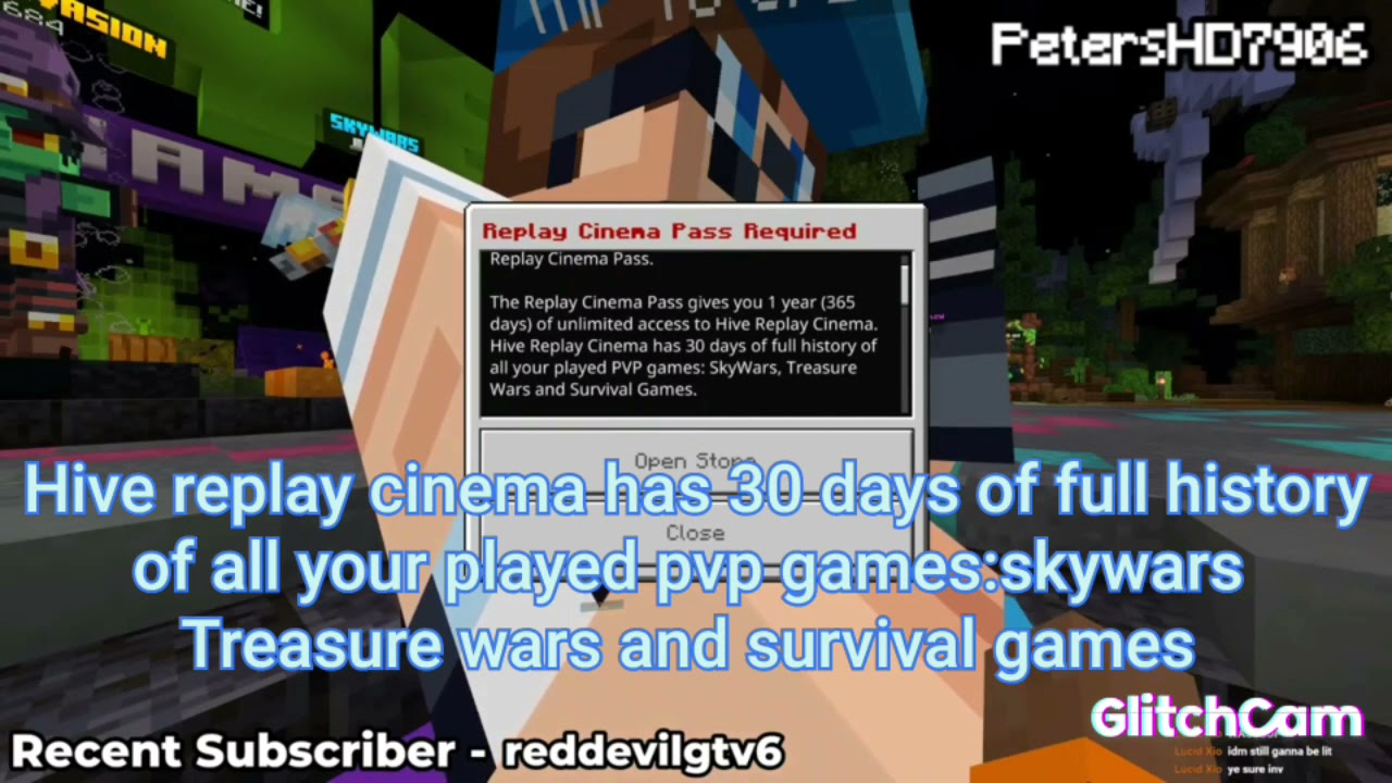 PetersHD reaction to hive replay cinema.....