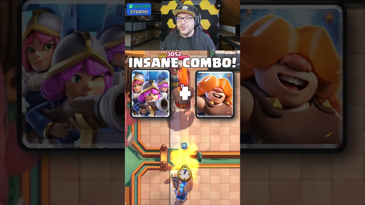 3 Musketeer + Rune Giant is an OP Combo! 