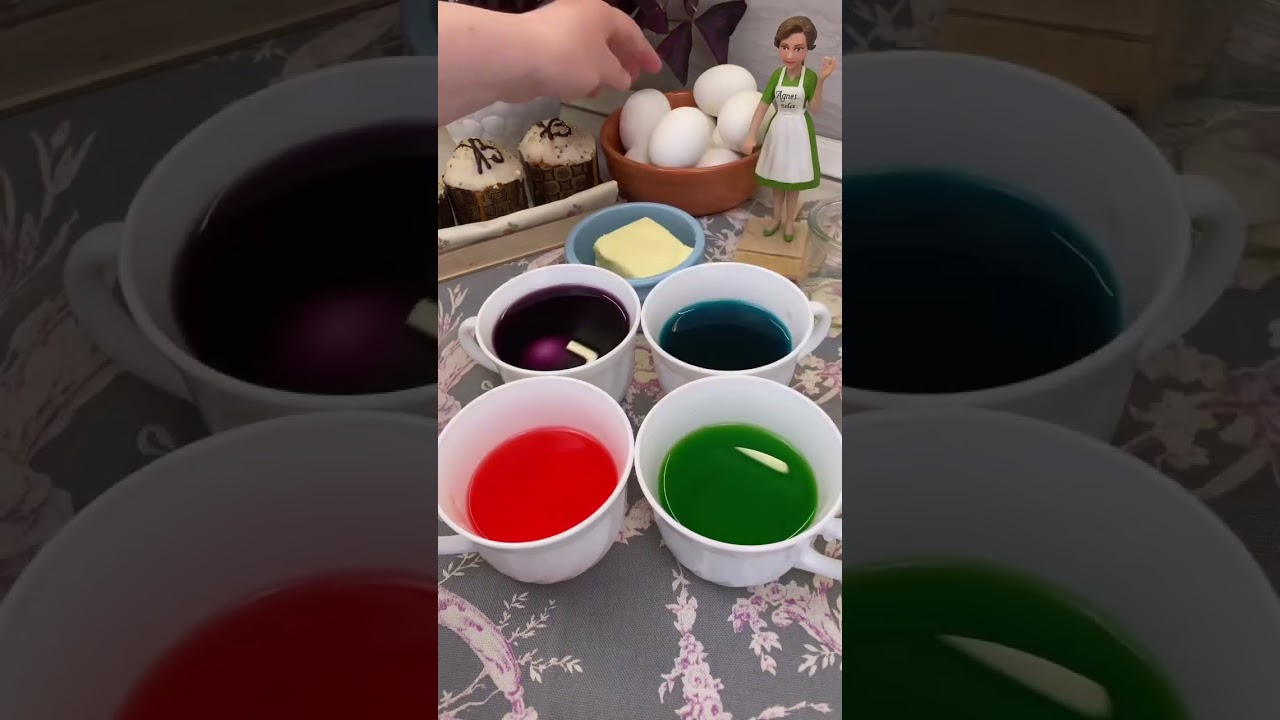 Пасхальные яйца!!! Как покрасить без хлопот! #пасхальныеяйца #какпокраситьяйца #простойрецепт