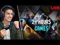 Playing PC Games For 24 HOURS 🤯🎮 Part-2