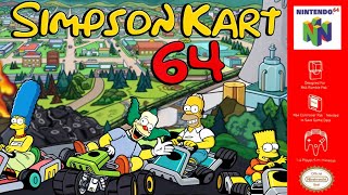 Simpsons Kart 64 - Hack of Mario kart 64 [N64]