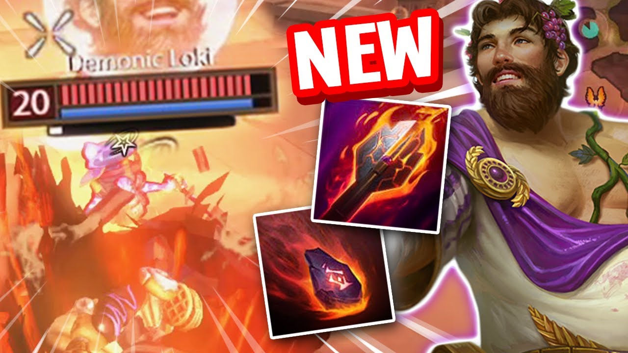 These New SEASON 9 SMITE ITEMS Lets Bacchus ONE HIT PEOPLE! YouTube