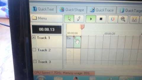 fade in-out with TTL laser projector, pangolin quick show.