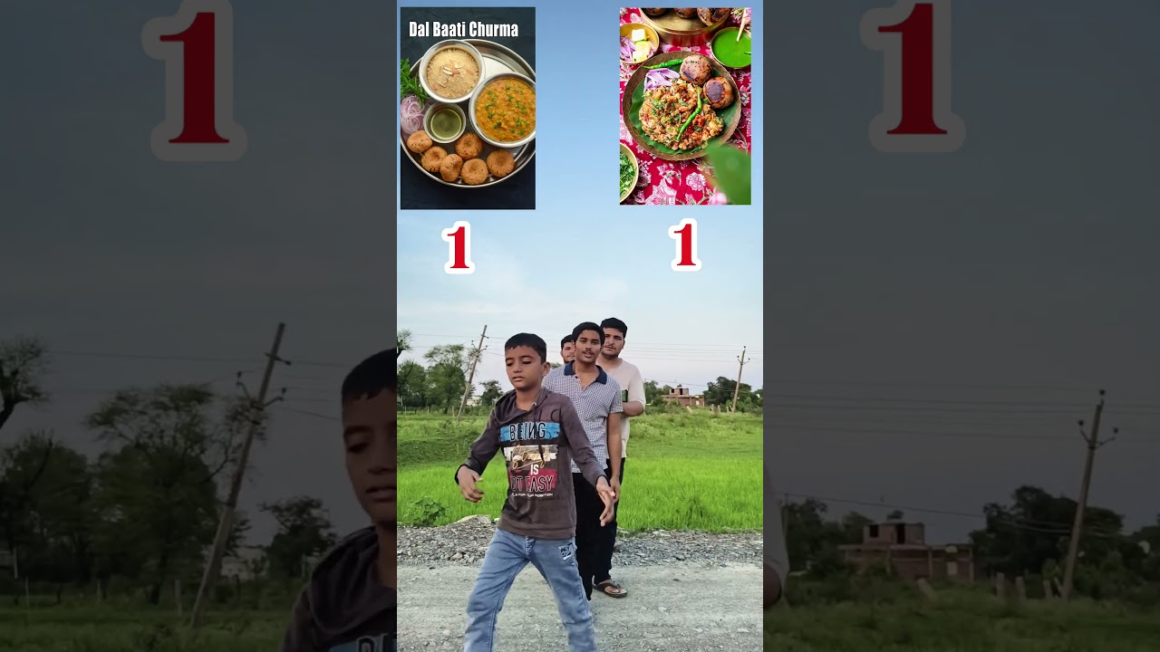 Aapko kya pasand hai #daalbaati #littichokha #foodchallenge #foodshorts #ytshort