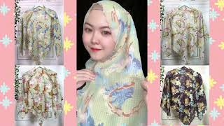 Segiempat Motif Alena Lucu Banget Warnanya Hijab Paling Banyak Dicari