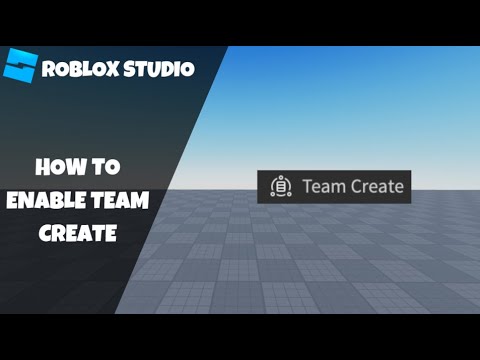 How to enable TEAM CREATE in Roblox Studio! (Updated) 