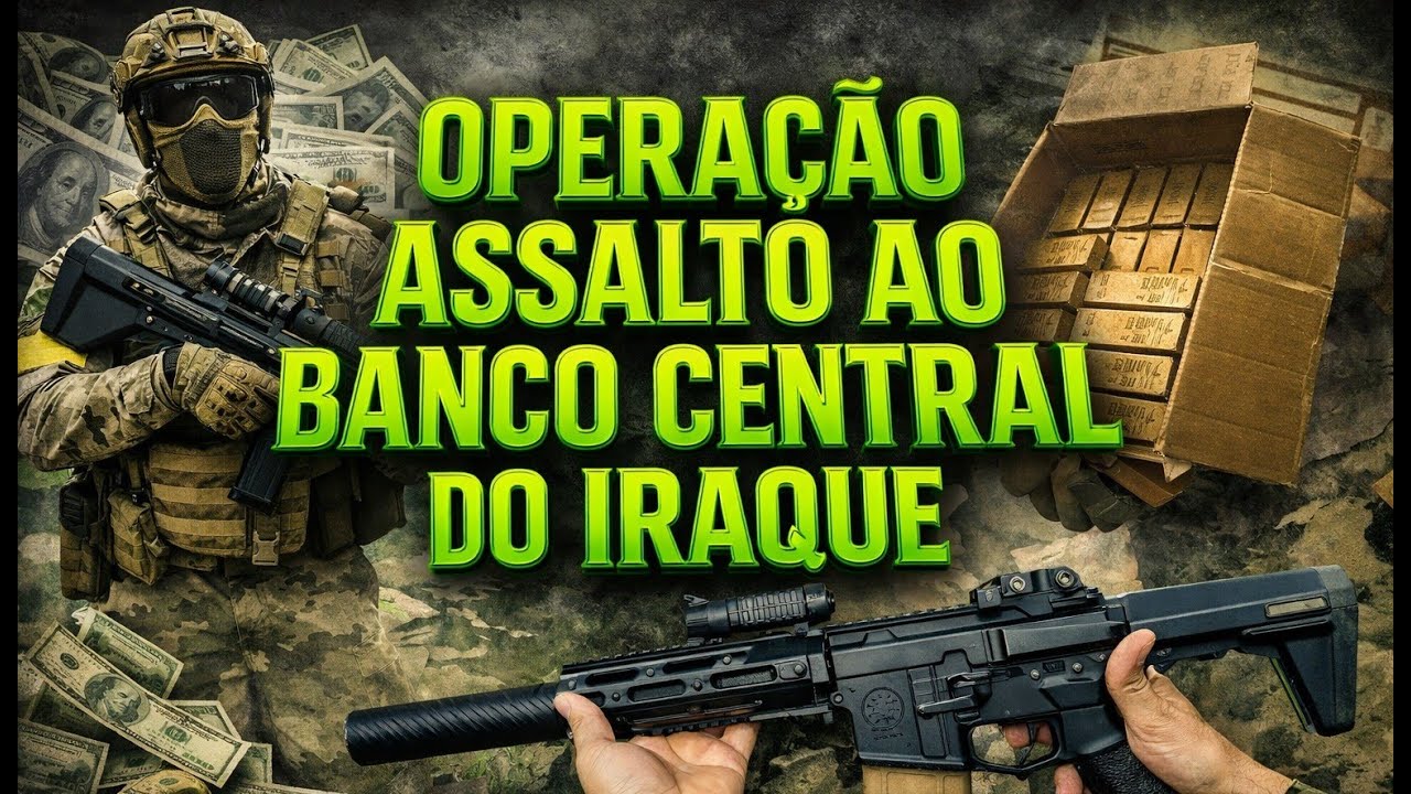 OPERAÇÃO ASSALTO AO BANCO CENTRAL DO IRAQUE / AIRSOFT GAMPLAY