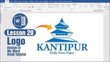 Ms Word Lesson 20 || How to Create Logo Using Shapes in Microsoft Office Word