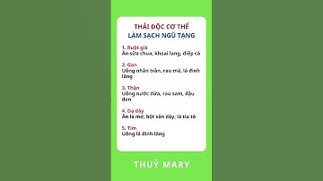 Cách thải độc cơ thể - làm sạch ngũ tạng | Thuỷ Mary #shorts #shortsvideo #shortsviral #thaidoccothe
