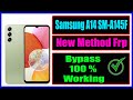 Samsung a14 new method frp bypass 100  working  sma145fds frp bypass new method 2024