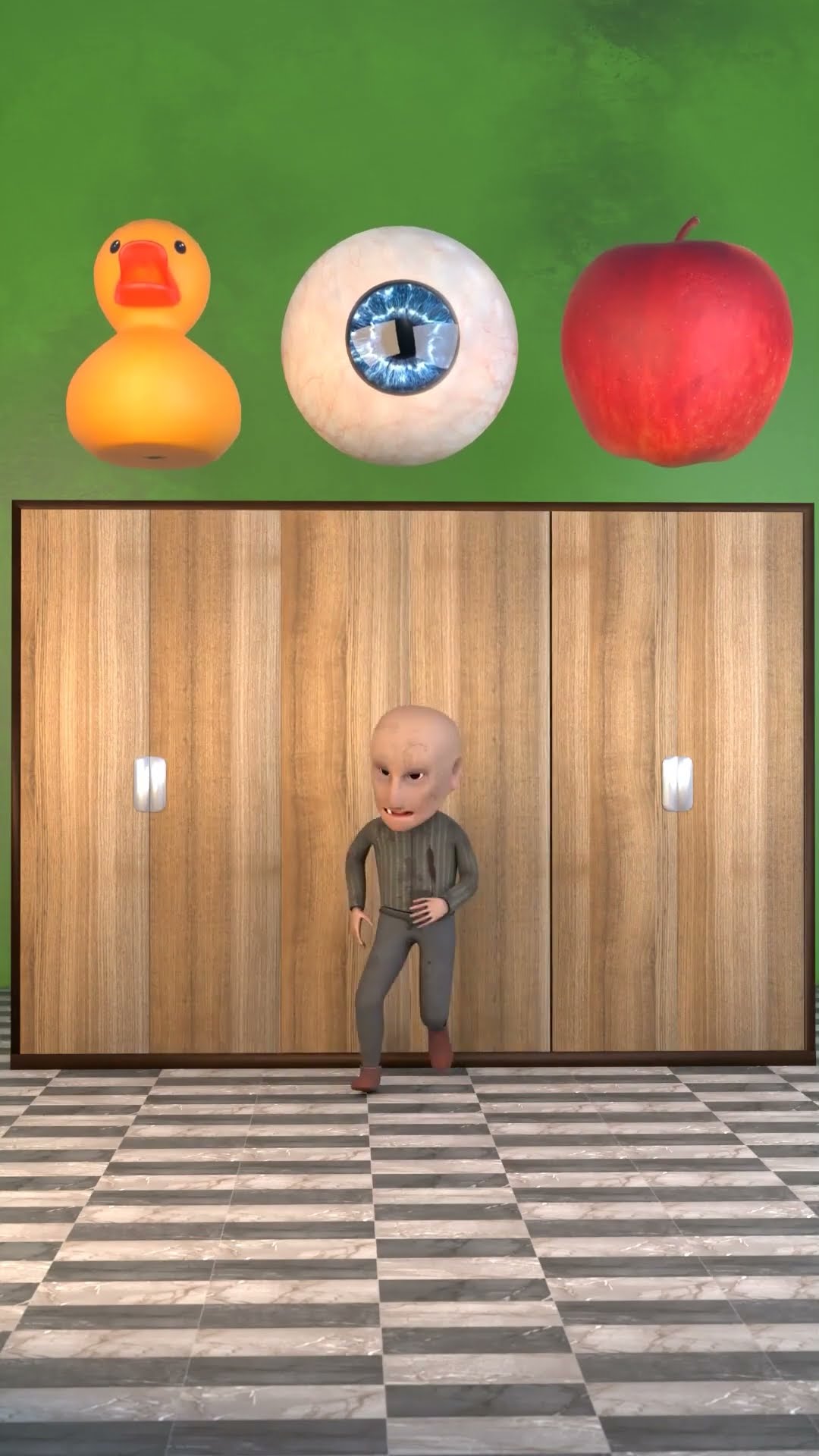 Who is in the closet?