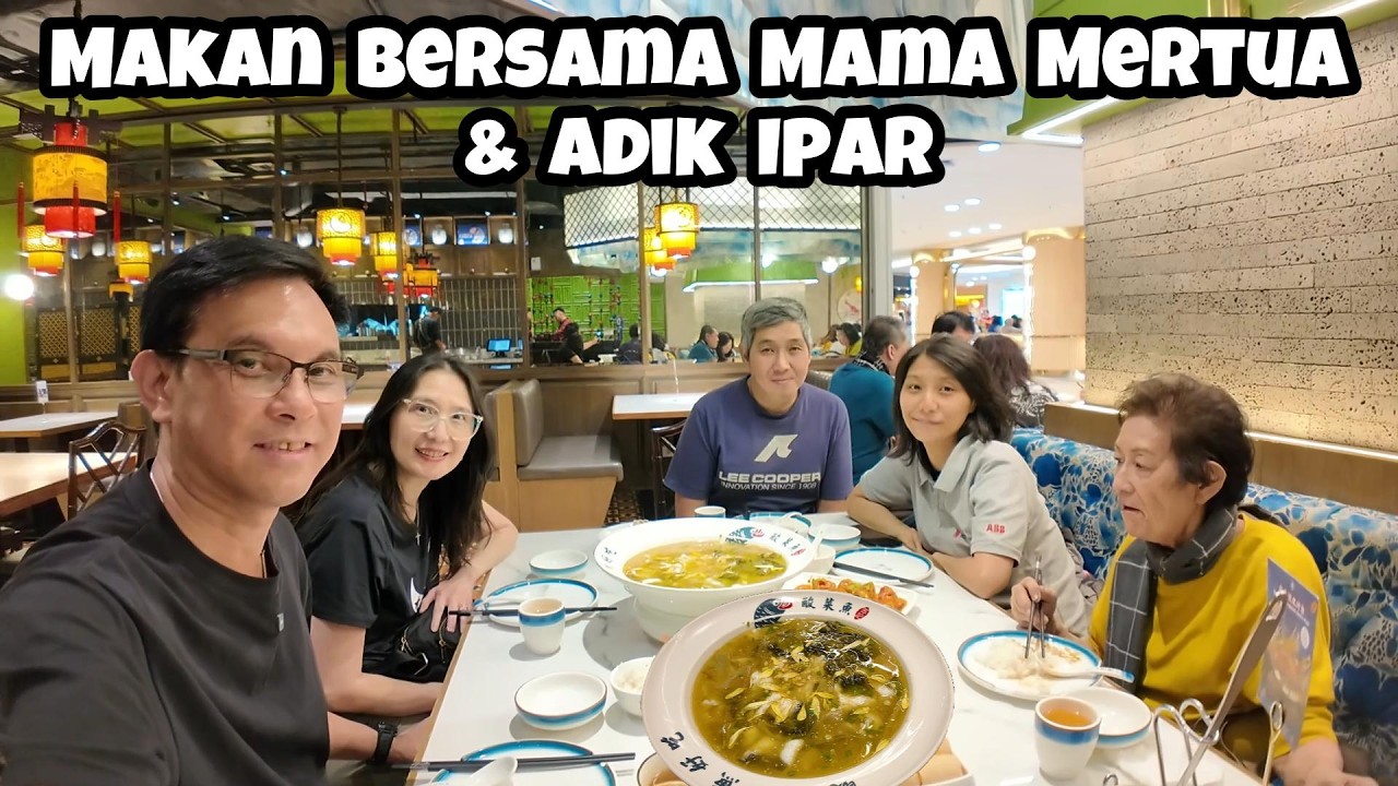 Makan Malam Bersama Mama Mertua & Adik Ipar di Indonesia 🇮🇩