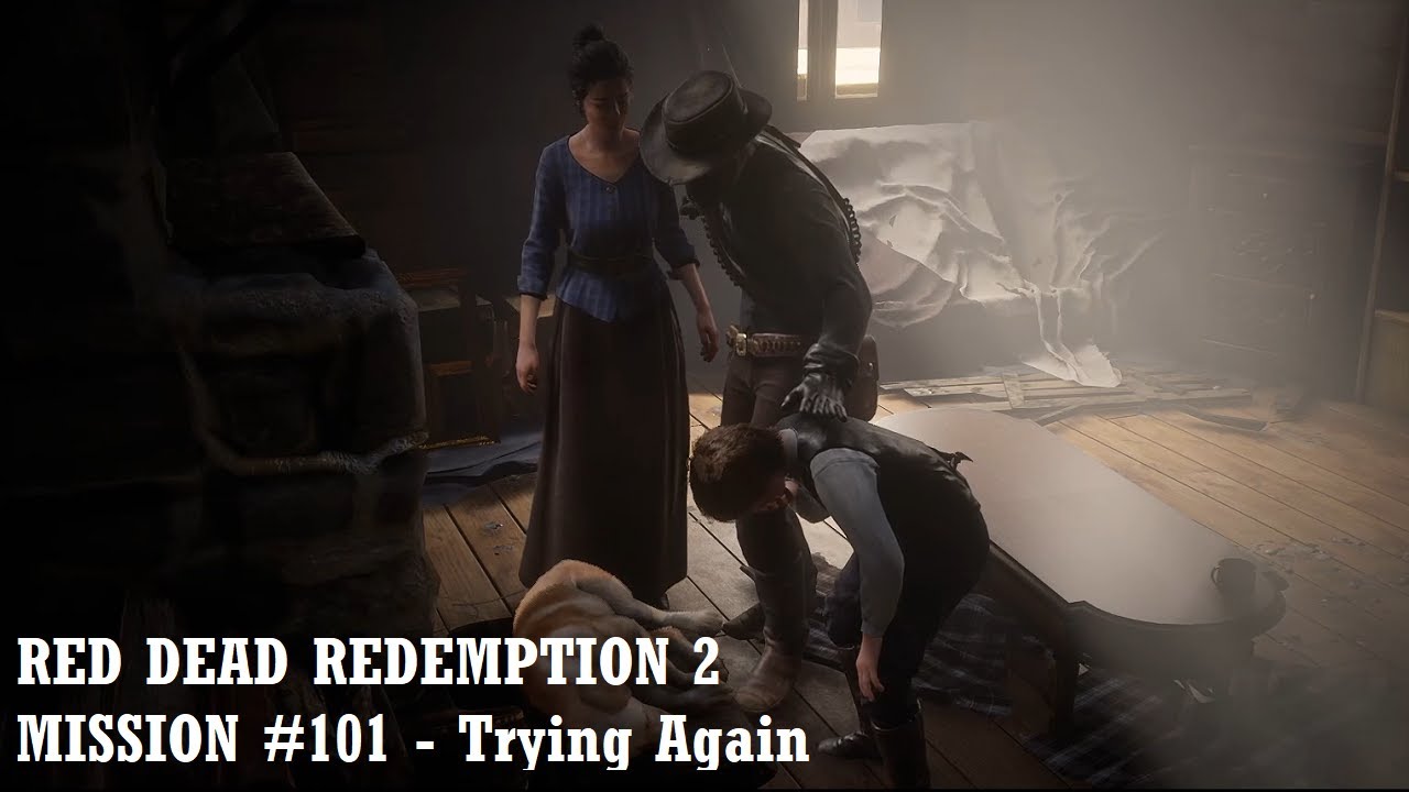 Red Dead Redemption 2 - Mission #101 - Trying Again - YouTube