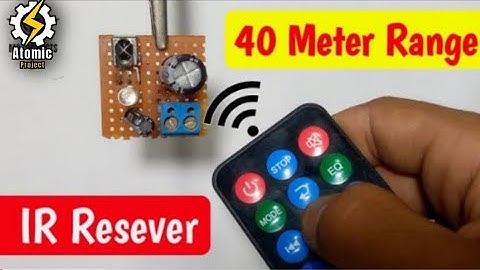 Simple wireless remote control switchusing TSOP 1738, IR Receiver Remote Control