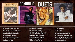 Best Romantic Duet Love Songs 70's 80's | David Foster, James Ingram, Kenny Rogers, Lionel Richie