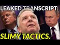 LEAKED: Trump's Envoy Caught COACHING Russia Against Ukraine.