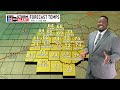 Friday, October 2nd, 2026: Sct Rain this Weekend; Drier, Hotter heading into next week.