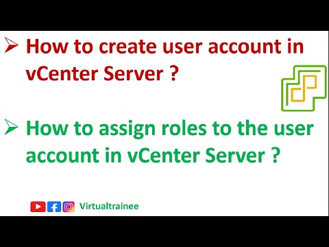 Vídeo: Com assigno un usuari a un vCenter?