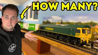 HOW MUCH WILL A MODEL RAILWAY CLASS 66 PULL UP AN INCLINE!?