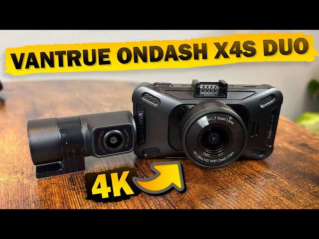 Vantrue X4S Duo 4K Dual Wifi Dash Cam