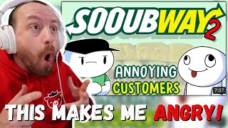 MAKES ME ANGRY! TheOdd1sOut Annoying Customers (sooubway 2) REACTION!