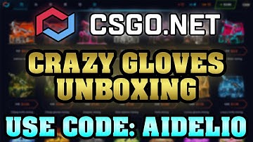 CSGO.NET Promo Code 2025 🔷 CRAZY GLOVES UNBOXING 🔷 Best CSGONet Code "AIDELIO" + Free Bonus