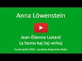 5a de aprilo 2024 - Prelego de Anna Löwenstein