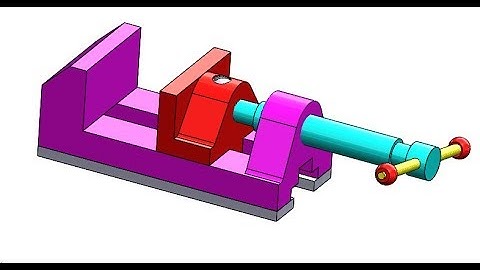 SolidWorks Tutorial: Bench Vice Part Drawing and Assembly