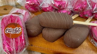 IGUAL AO DA MARCA FAMOSA E ESTÁ BOMBANDO NAS CONFEITARIAS / PICOLÉ DE CHOCOLATE 🍫