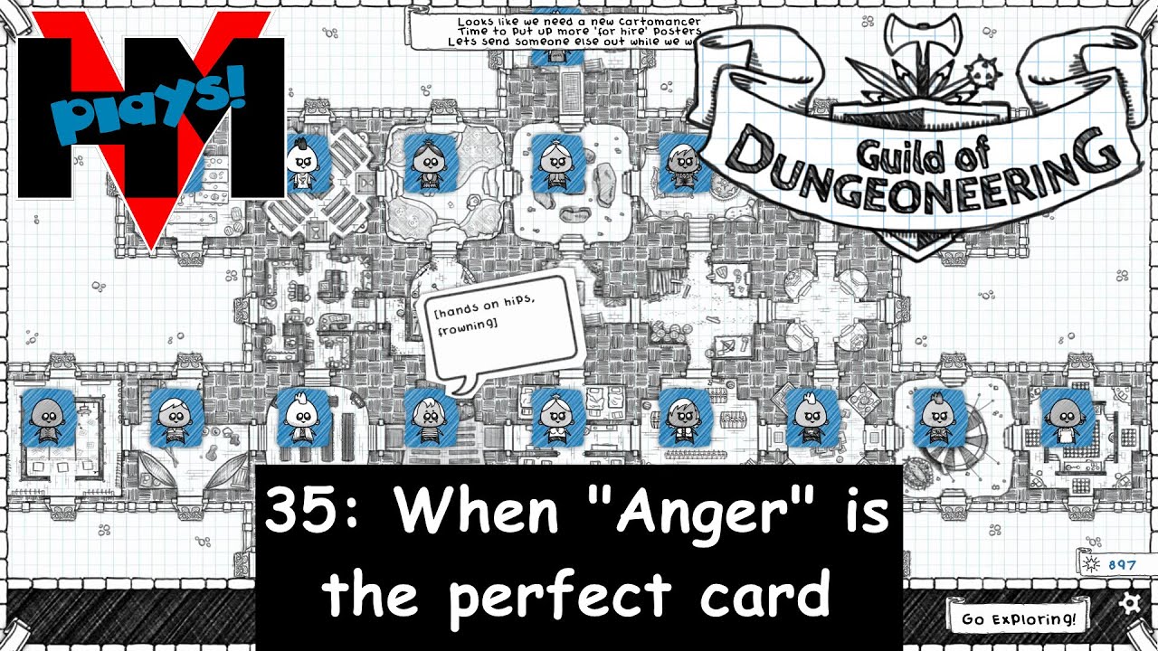 HMV Plays Guild of Dungeoneering - 35: When "Anger" is the Perfect Card ...