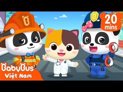 Ước mơ của chúng mình | Lính cứu hoả, bác sĩ, cảnh sát | Nhạc thiếu nhi vui nhộn | BabyBus