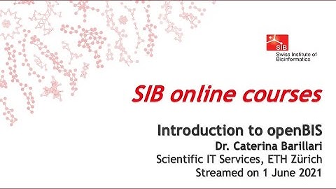 Introduction to openBIS