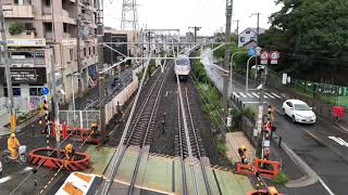 【跨線橋】阪和線 特急はるか 京都行き 281系+271系 百舌鳥駅通過