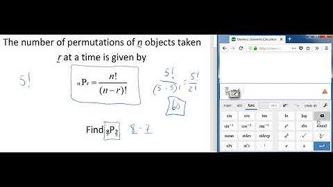 Algebra 2 Introduction to Permutations and Combinations