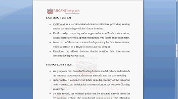 Knowledge-Driven Service Offloading Decision for Vehicular Edge Computing 2019-20