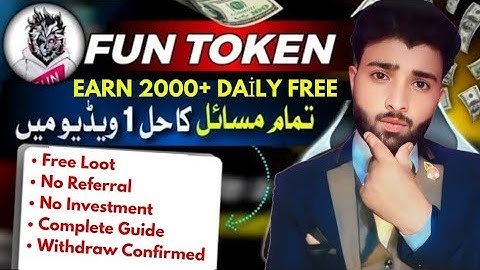 Fun Token Confirmed Free Withdraw || Telegram Bot Complete Guide || Fun Token Quiz Answers || mrukof